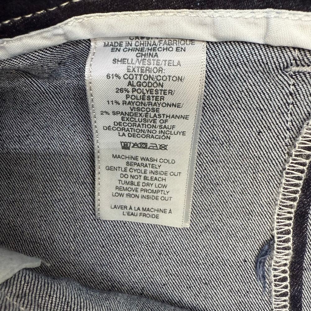 True Religion Denim Cargo Maxi Skirt Women's 27 (4) Dark Blue Preppy Utility Y2K - Picture 5 of 13